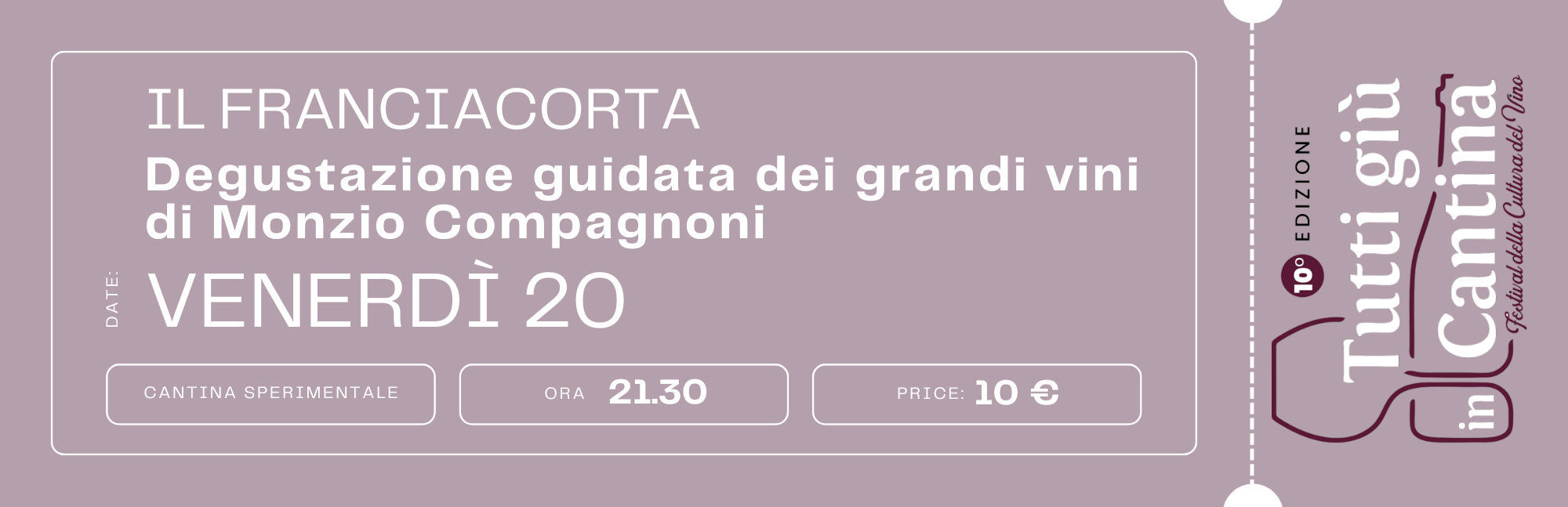 Il Franciacorta – venerdì20