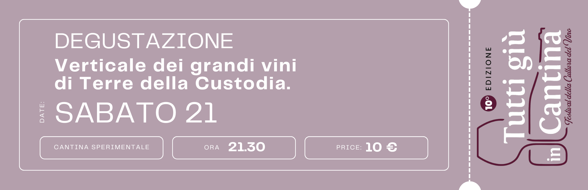 Degustazione Il Sagrantino. – sabato21