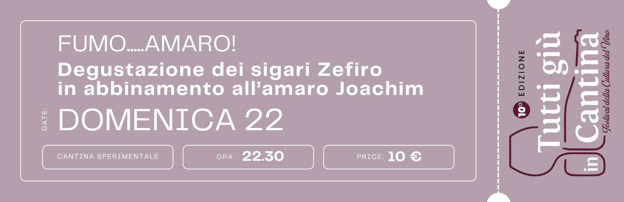 FUMO…..AMARO! – domenica22