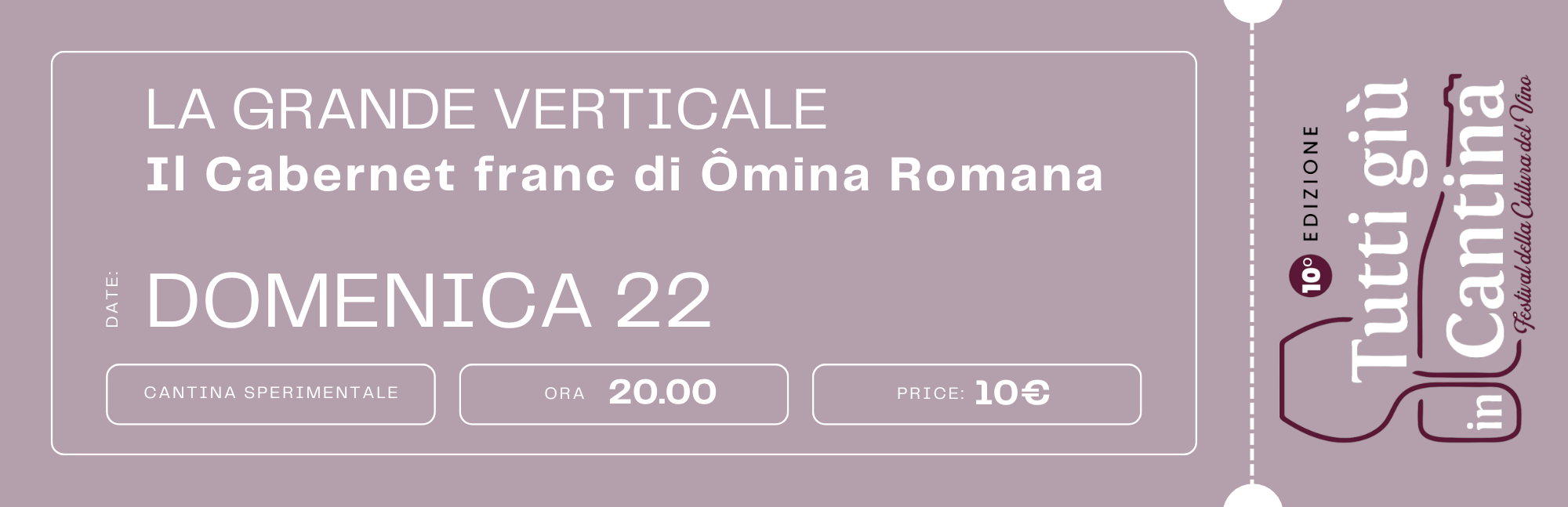 La grande verticale – Domenica22